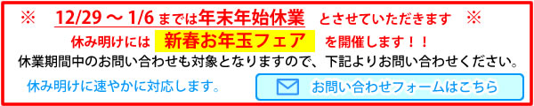 年末大感謝祭開催中